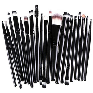 20 brochas de maquillaje