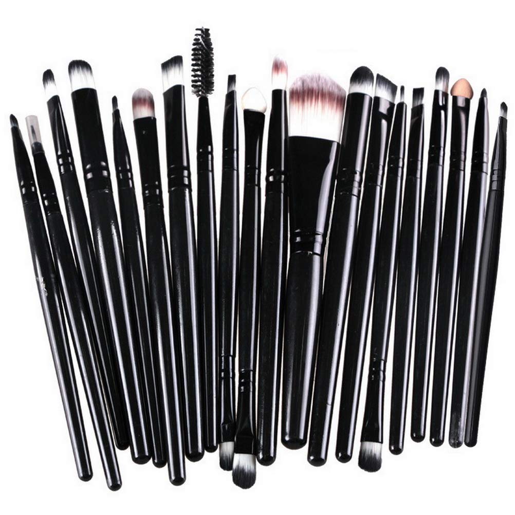 20 brochas de maquillaje