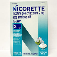 Cargar imagen en el visor de la galería, Nicorette goma de mascar para dejar de fumar, 2mg- Exp. 07/27
