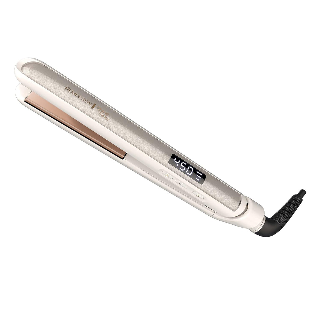 Plancha alisadora Terapia de Brillo de cabello Remington