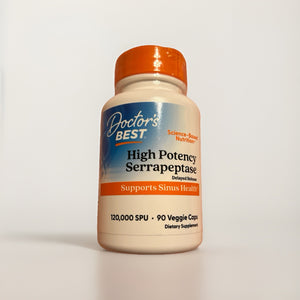 Serrapeptase de alta potencia 90 cápsulas