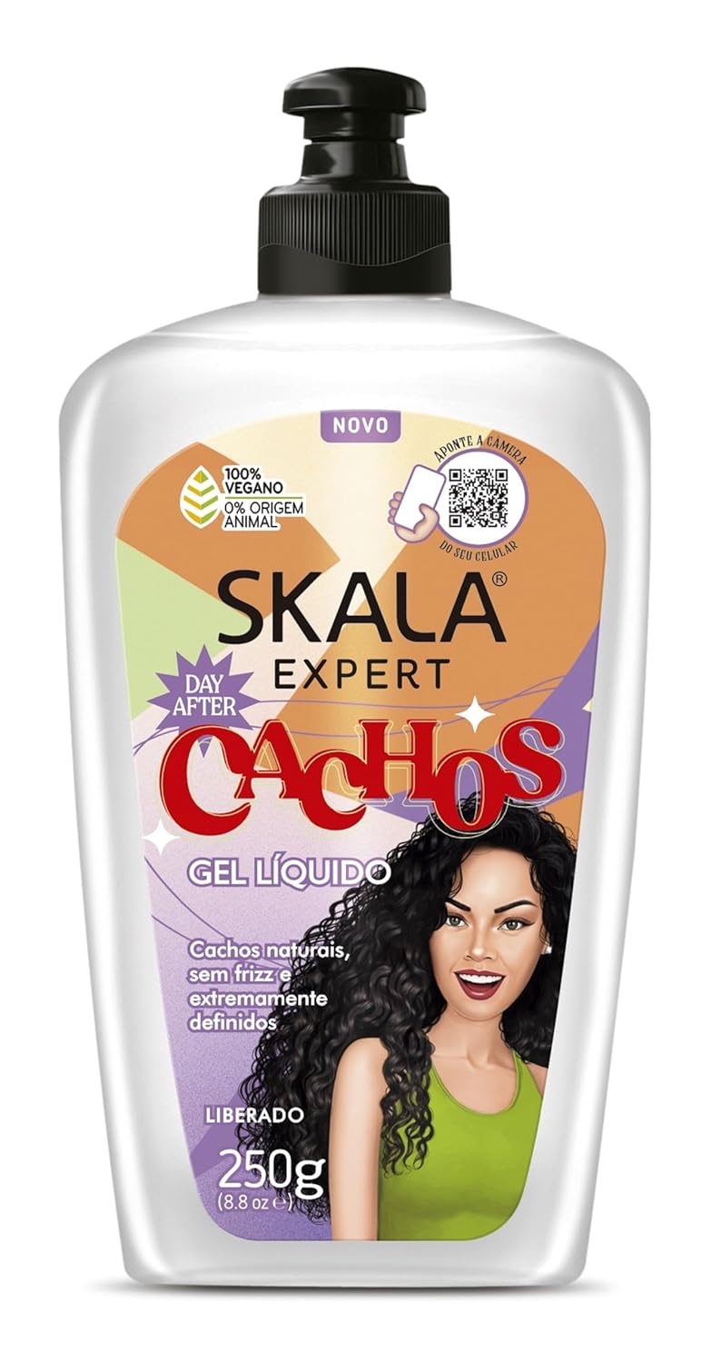 SKALA - Linha Expert - Gel Liquido Mais Cachos 250 Gr - (Colección Expert - Más Rizos Liquid Gel Net 8.81 Oz)    A19