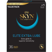 Cargar imagen en el visor de la galería, SKYN Elite Extra Lube – Preservativos ultrafinos y lubricados sin látex
