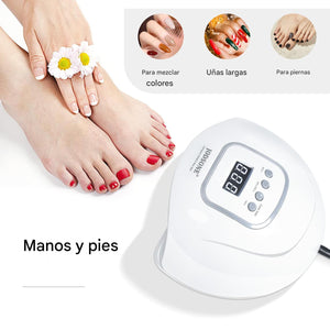 Lámpara de uñas de gel LED con sensor automático y 4 temporizadores