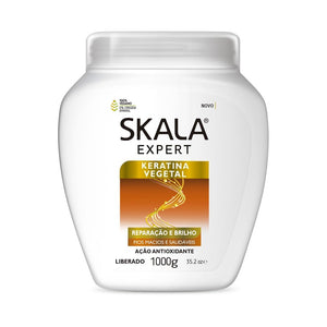 Cabello brasileño Vinagre Maca (Keratin) Plus Crema Tratamiento 35.27 oz por Skala
