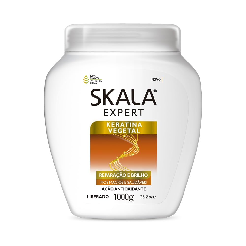 Cabello brasileño Vinagre Maca (Keratin) Plus Crema Tratamiento 35.27 oz por Skala
