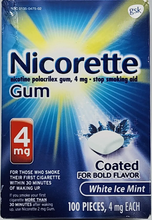 Cargar imagen en el visor de la galería, Nicorette - Goma de nicotina de 4 mg para dejar de fumar Exp.2027
