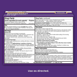 Omeprazol 20 mg, 42 cápsulas de liberación retardada a24