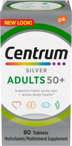 Multivitamínico Centrum Silver para adultos mayores de 50+ años