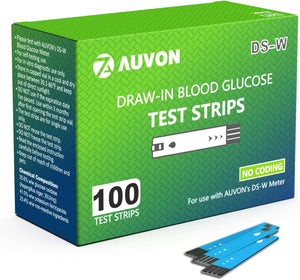 AUVON Tiras reactivas de glucosa en sangre
