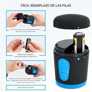 Bomba eléctrica extensor automático al vacío con 3 niveles de succión