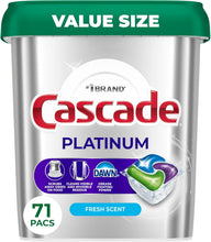 Cargar imagen en el visor de la galería, Cascade Cápsulas de lavavajillas Platino
