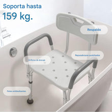 Cargar imagen en el visor de la galería, Silla médica de ducha de montaje sin herramientas, para spa
