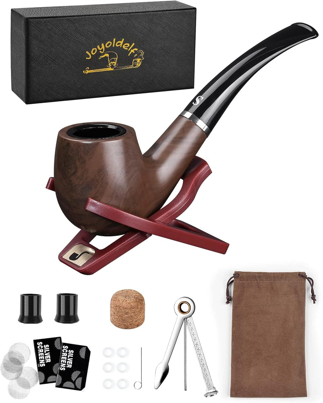 Kit completo de pipa para fumar con accesorios