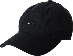Tommy Hilfiger - Gorra de béisbol ajustable de algodón para hombre, con logotipo a22