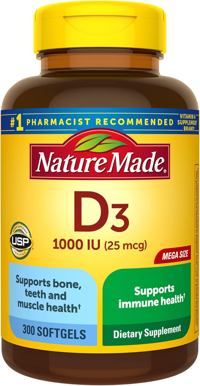 Nature Made Vitamina D3 1000 UI