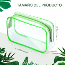 Cargar imagen en el visor de la galería, 12 Piezas Bolsas Transparentes para Maquillaje 7,1 x 2,2 x 4,7 pulgadas
