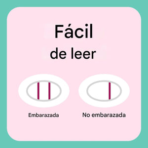 2x Pruebas de embarazo de resultado rápido