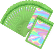Cargar imagen en el visor de la galería, Paquete de 100 bolsas de mylar con ventana transparente
