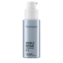Cargar imagen en el visor de la galería, Neutrogena - Crema hidratante de noche antiarrugas Rapid Wrinkle Repair Retinol, crema hidratante antiarrugas para cara y cuello con ácido hialurónico y retinol, sin parabenos, 1 onza líquida
