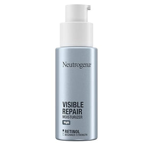 Neutrogena - Crema hidratante de noche antiarrugas Rapid Wrinkle Repair Retinol, crema hidratante antiarrugas para cara y cuello con ácido hialurónico y retinol, sin parabenos, 1 onza líquida