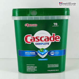 Paquetes de completa Cascade, detergentes para lavavajillas