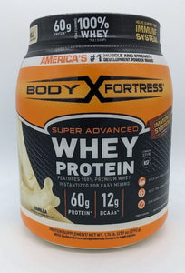 Body Fortress Super Advanced Whey Protein Proteína de suero en polvo, 2 lb