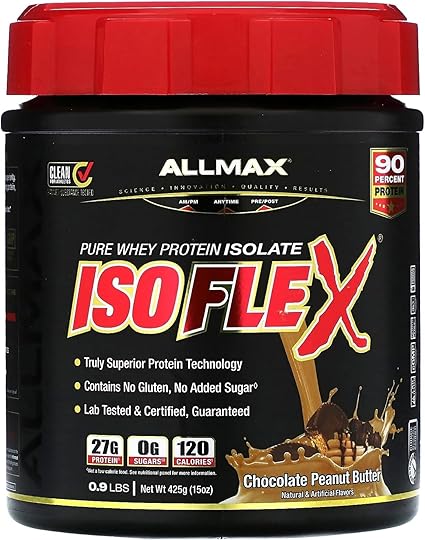 Allmax ISOFLEX Aislado de proteína de suero 15 oz