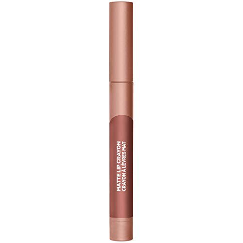 L'Oreal Paris Infalible Matte Lip Crayon, Lavender Honey (El embalaje puede variar) Miel de lavanda