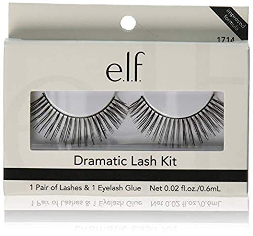 ELF 1714 Drama Lash Kit B tamaño 1 Dramático Lash Kit Negro