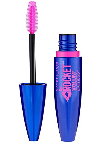 Maybelline New York Volum 'Express The Rocket - Mascara lavable, paquete de 1, Negro más negro lavable