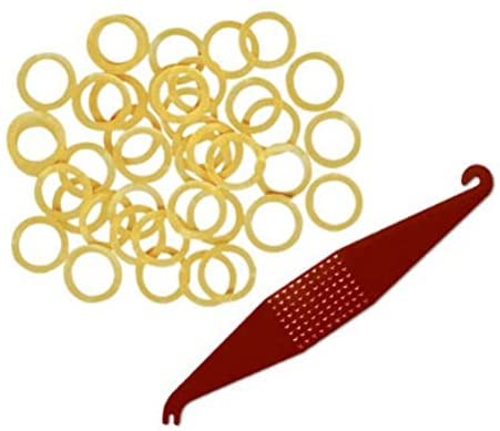 Bandas de hule elásticas ortodóncicas de 1/4 pulgada. NPD44