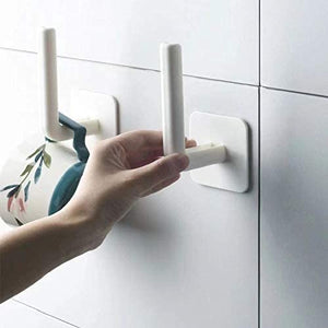 2Pcs Plastic Paper Towel Holder Under Kitchen Cabinet, Stroller Paper Towel Holder #