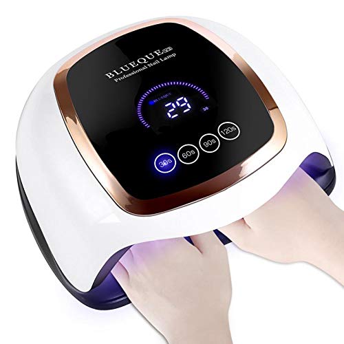 168W UV LED lámpara de uñas, más rápido secador de uñas para esmalte de gel con 4 ajustes de temporizador  NDP-22