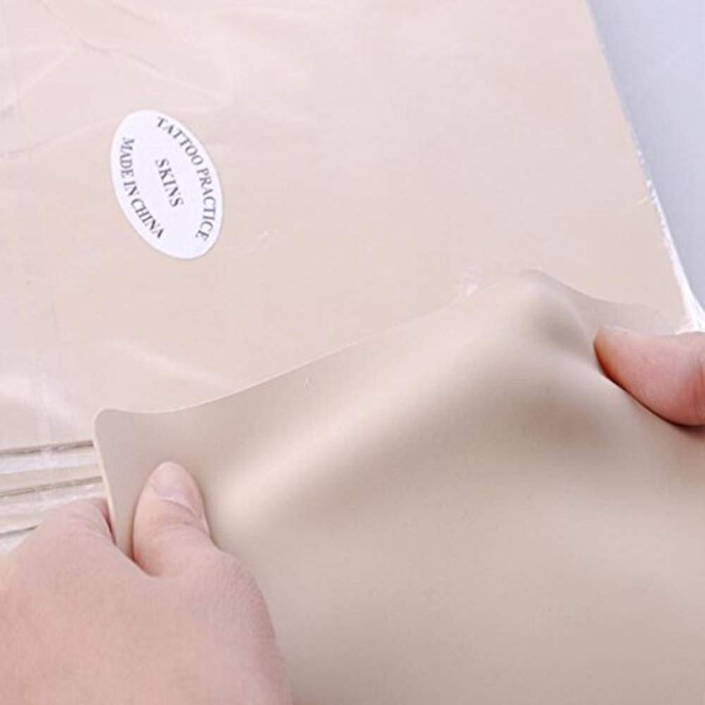10 hojas de 8 x 6 pulgadas, pieles para práctica de tatuaje para juegos de suministros de tatuaje NDP-67