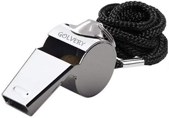 Silbato con cordón para la escuela deportes, fútbol,  baloncesto y Lifeguard Protección Extra Alto