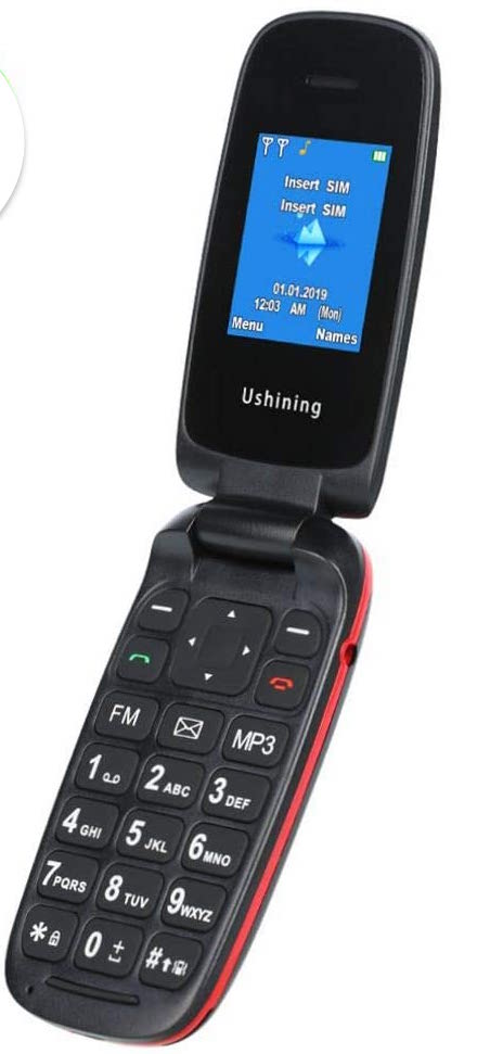 Celular desbloqueado Flip GSM 2G Dual NDP-25
