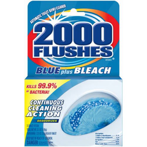 ntibacterial de inodoros automático Blue+ con lejía (2000 descargas NDP 21