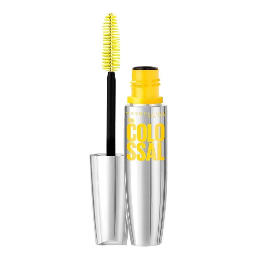 Maybelline New York Volum 'express the colosal rímel lavable, voluminizador, Platinum Black, 0.31 onza líquida