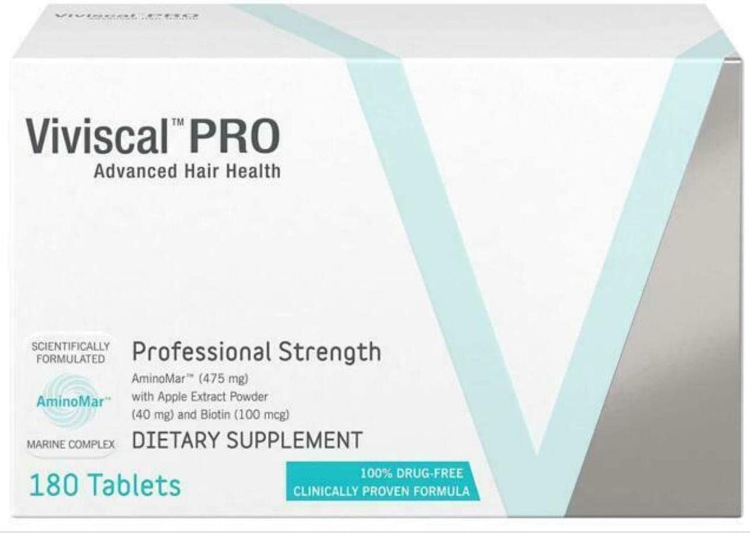 Viviscal - Tabletas de suplemento de crecimiento de cabello de fuerza profesional