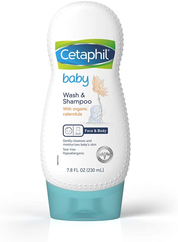 Baby Wash & Shampoo con caléndula orgánica, 7.8 oz