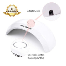 Cargar imagen en el visor de la galería, Lámpara LED transportable para uñas MelodySusie, Violetilac 6 W mini secador de uñas NDP-19
