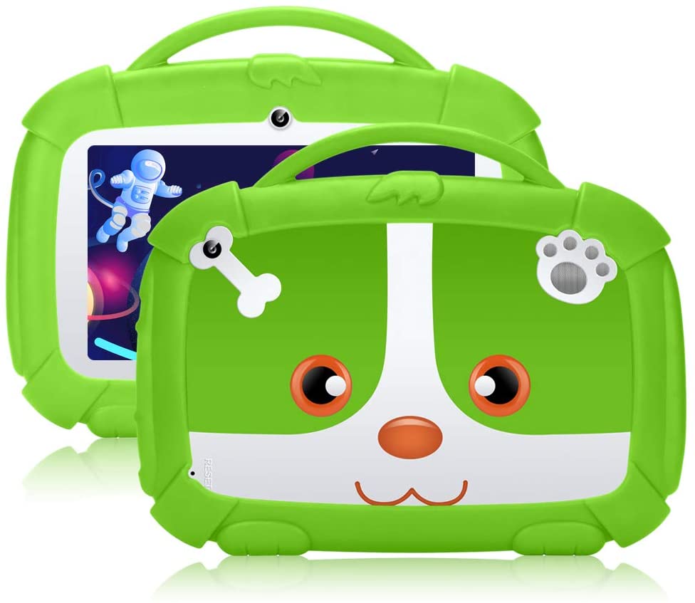 Tablet 7 inch,GMS-Certified Android 9.0 and Kids-Mode Dual System,Quad Core,1GB RAM,16GB NDP 47