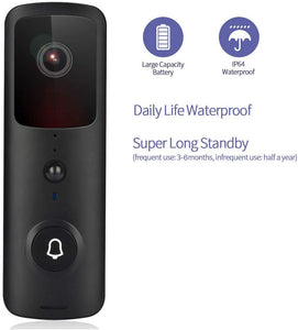 WiFi Video Doorbell,32GB Preinstalled,1080P NDP 60