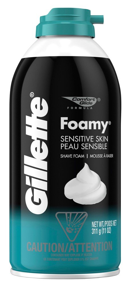 Gillette Espuma espumosa de afeitado sensible, 11oz
