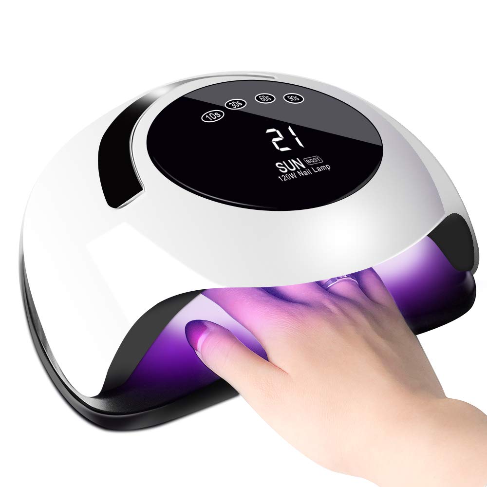 Lámpara de uñas de 120 W, UV LED lámpara de uñas 36 luces de gel de secado de uñasNDP-21