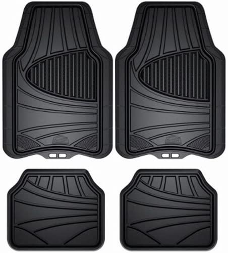 Alfombra de piso de goma de All Season, Negro  NDP-32