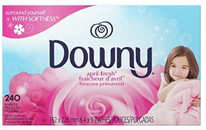 Downy - Hojas de secado suavizante de tela, 240 unidades  NDP 85