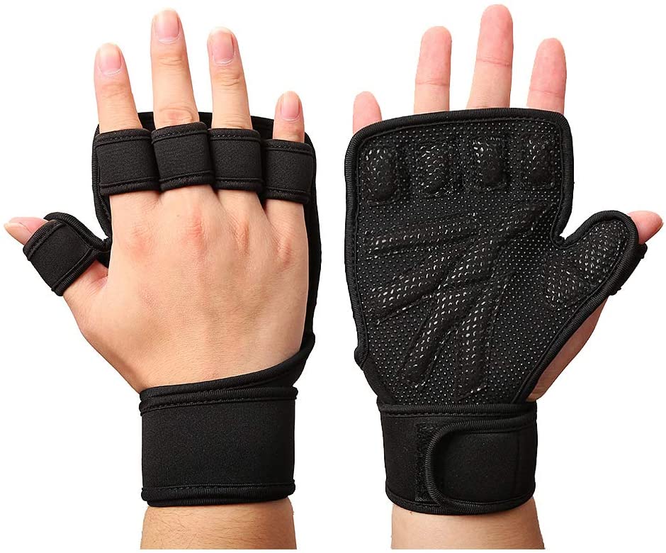 Guantes de entrenamiento con muñequeras