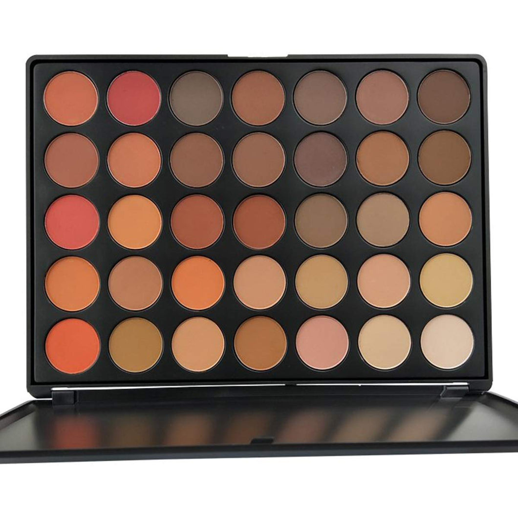 Maquillaje de la paleta de sombras de ojos 35 Color Pro NDP-28